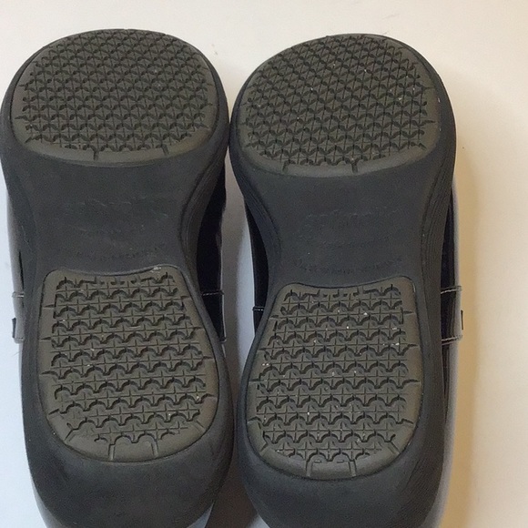 GREY’S ANATOMY SOFT WALK BLACK PATENT CLOGS SHOES SZ 8.5 M - Picture 12 of 15